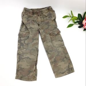 💙 ARIZONA JEAN COMPANY Boy's Pull On Camo Cargo Pants 5 Regular